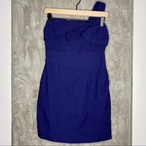 Ruby Rox | Navy One Shoulder Bandage Dress